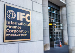 IFC entrance with sign of International Finance Corporation World Bank Group